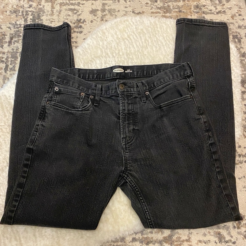 Old Navy Men’s 32/32 Charcoal Slim Fit Jeans